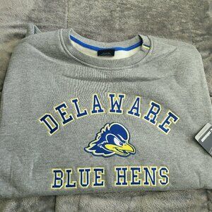 Colosseum Delaware Zion Crewneck Fleece, Large Heather Grey